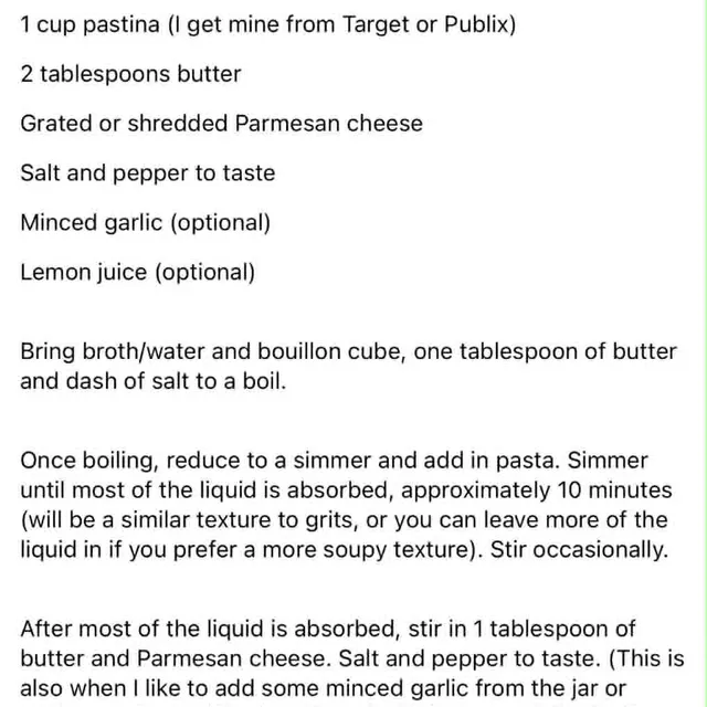 Pastina (Teeny Tiny Stars)